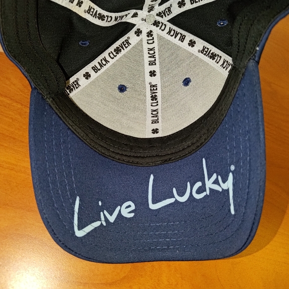 Black Clover Clover Embroidered Logo Fitted Hat Cap S-M main image 9